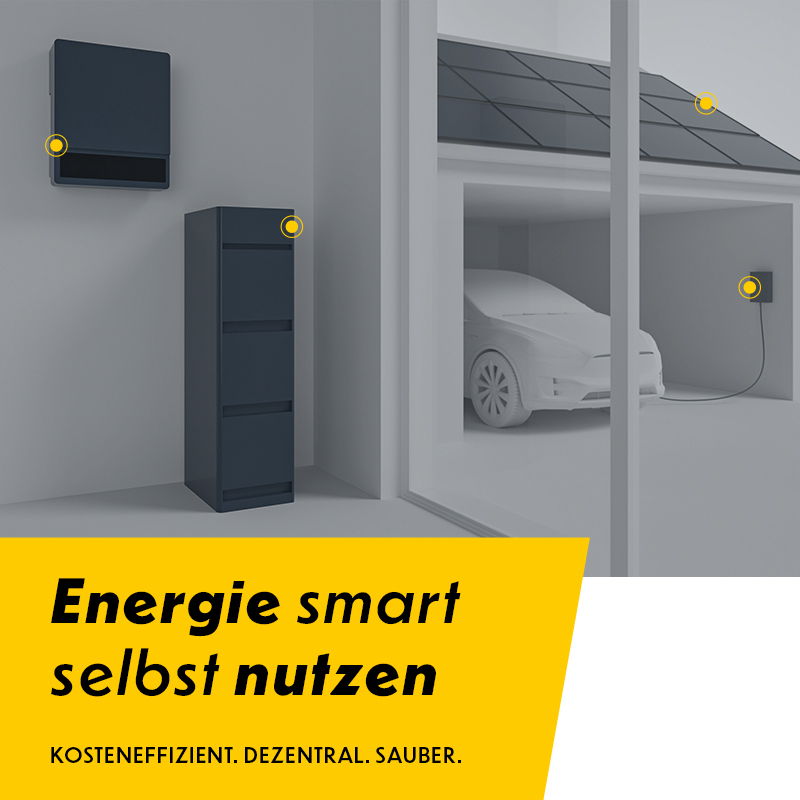 Hochwertige Photovoltaikanlage als Set - mit Stromspeicher