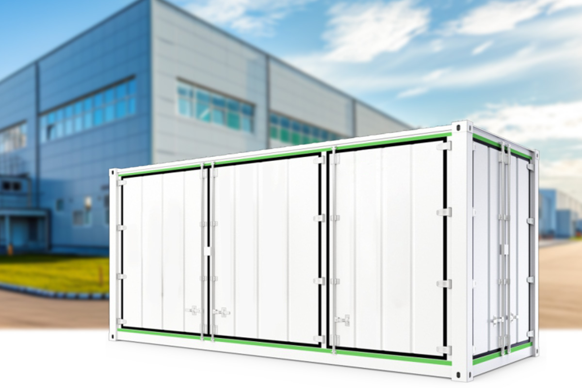 40-Fuß-Container-Stromspeicher auf Industrieareal – geeignet für große Eigenverbrauchsanlagen, PV-Freiflächen und Speicherprojekte ab 2 MWh